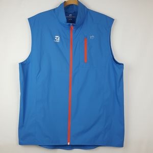 Southern Tide blue vest Cessna logo